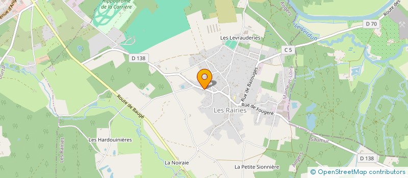 localisation de l'entreprise ENTRE PARENTHESE - RAID AMAZONES 2025  LES RAIRIES