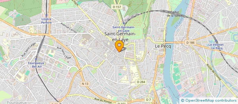 localisation de l'entreprise ENTRE PARENTHESES à SAINT-GERMAIN-EN-LAYE
