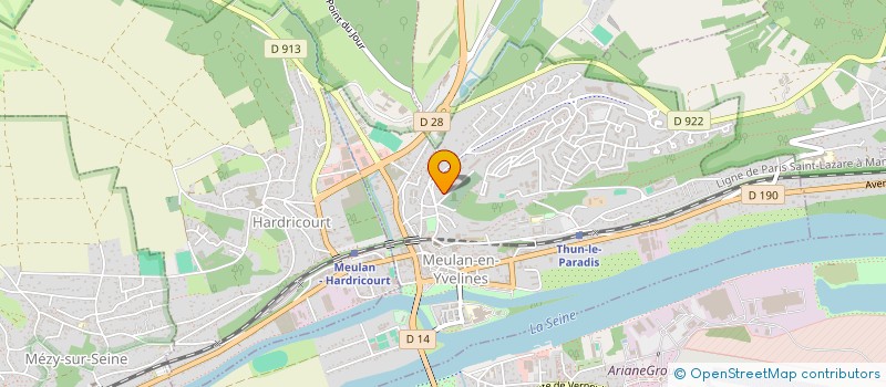 localisation de l'entreprise ENTRE PARENTS  MEULAN-EN-YVELINES