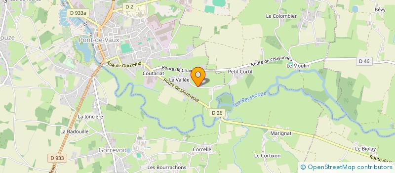 localisation de l'entreprise ENTRE PARENTS à PONT-DE-VAUX