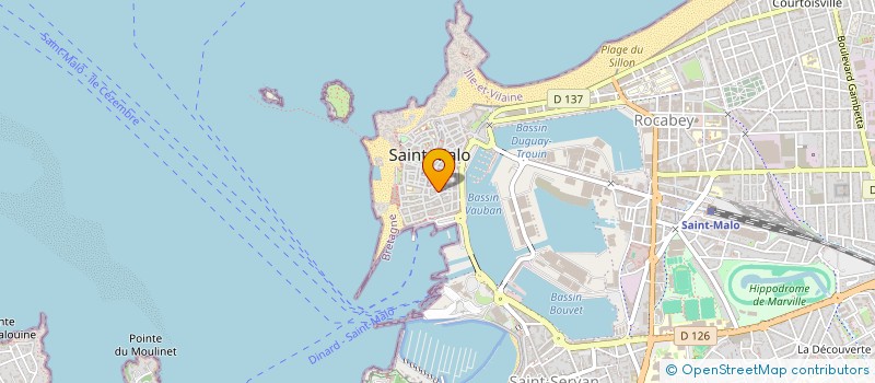 localisation de l'entreprise ENTRE PARIS BREST à SAINT-MALO