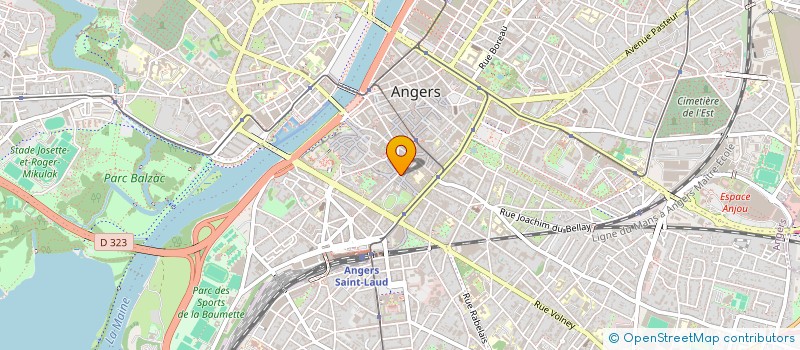 localisation de l'entreprise ENTRE POTES 2  ANGERS