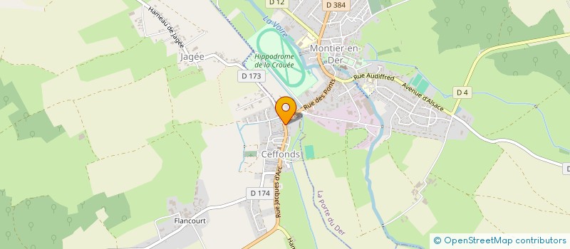 localisation de l'entreprise ENTRE POTS MOTO à CEFFONDS