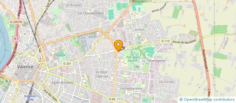 localisation de l'entreprise ENTRE'PRENEURS D'ACTIONS SOLIDAIRES à VALENCE