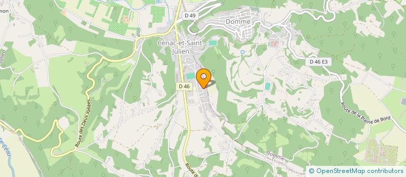 localisation de l'entreprise ENTRE PRO  CENAC-ET-SAINT-JULIEN