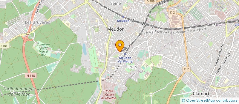 localisation de l'entreprise ENTRE PROPRIETAIRES  MEUDON