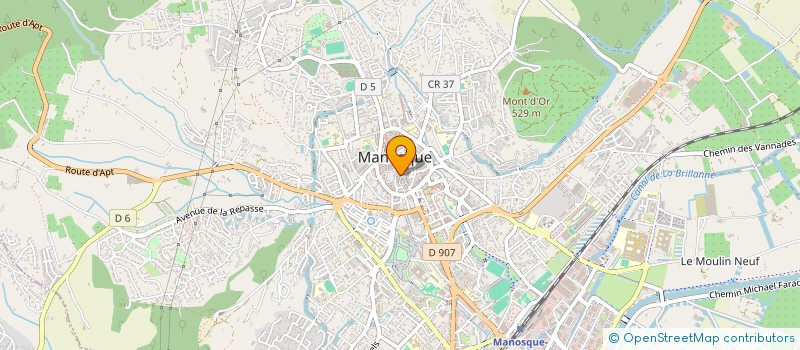 localisation de l'entreprise ENTRE QUATRE Z YEUX à MANOSQUE