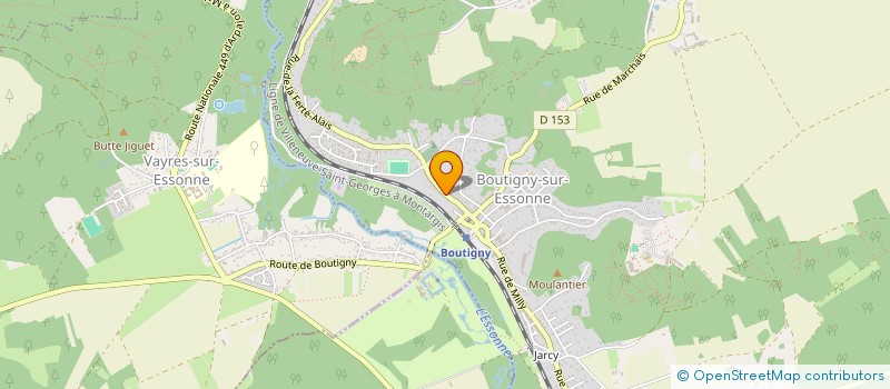 localisation de l'entreprise ENTRE SAVEUR ET JARDIN à BOUTIGNY-SUR-ESSONNE