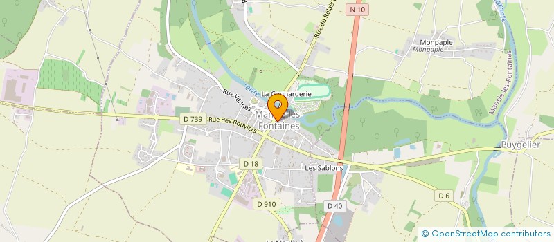 localisation de l'entreprise ENTRE SEL & TERRE à MANSLE-LES-FONTAINES