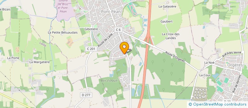 localisation de l'entreprise ENTRE SO ET GILLES  PONT-PEAN