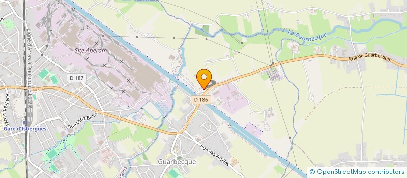 localisation de l'entreprise ENTRE SOL ET CIEL  ISBERGUES