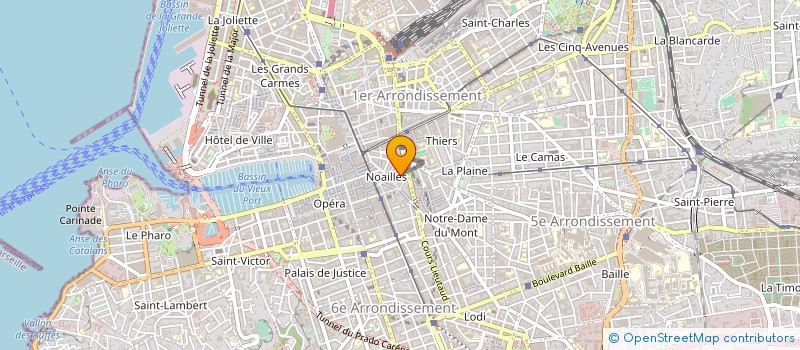 localisation de l'entreprise ENTRE SOL ET SI à MARSEILLE