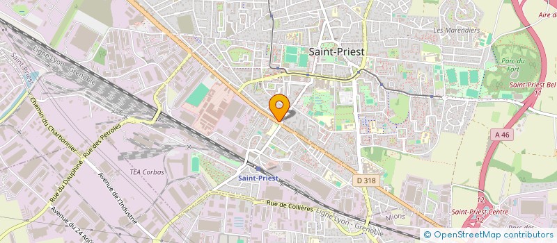 localisation de l'entreprise ENTRE-TEMPS BY SYLVIE  ST PRIEST