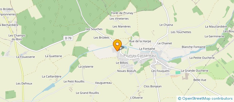 localisation de l'entreprise ENTRE TERRE ET CIEL  PRUNAY-CASSEREAU