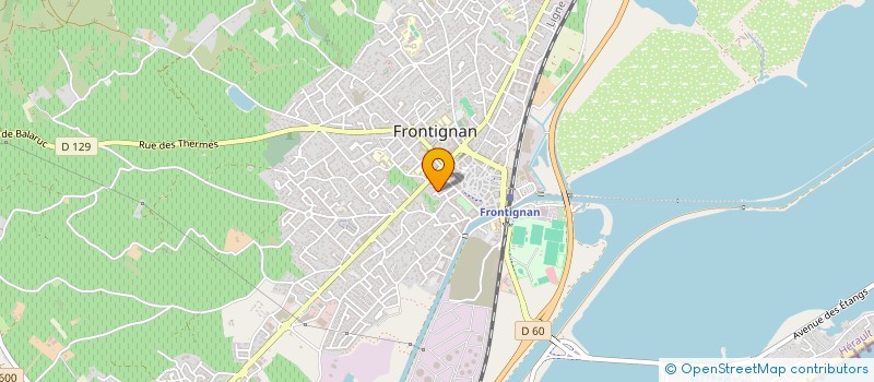 localisation de l'entreprise ENTRE TERRE ET FER à FRONTIGNAN