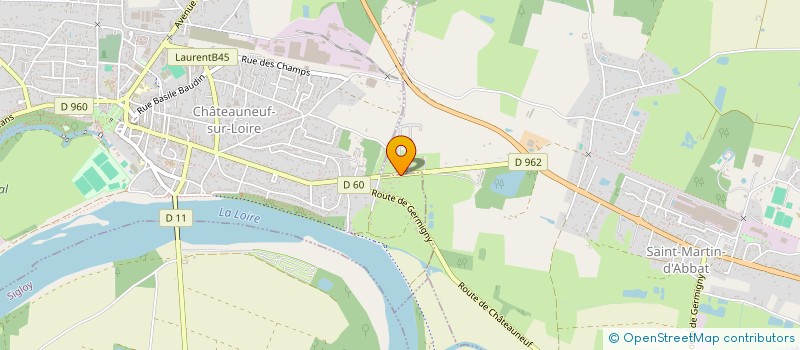 localisation de l'entreprise ENTRE TERRE ET LOIRE à SIGLOY