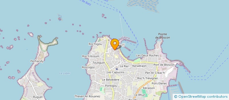 localisation de l'entreprise ENTRE TERRE ET MER  ROSCOFF