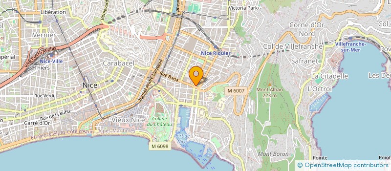 localisation de l'entreprise ENTRE TERRE ET MER  NICE