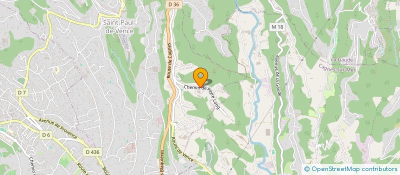 localisation de l'entreprise ENTRE TERRE ET MER à SAINT-PAUL-DE-VENCE