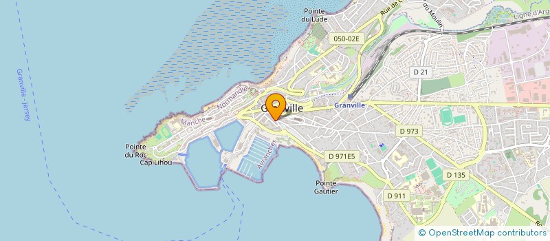 localisation de l'entreprise ENTRE TERRE ET MER  GRANVILLE