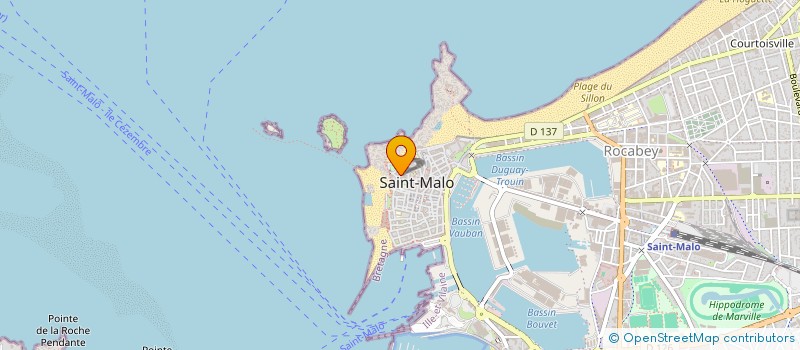 localisation de l'entreprise ENTRE TERRE ET MER (ETEM)  SAINT-MALO