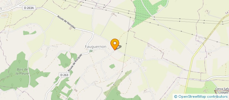 localisation de l'entreprise ENTRE TISSU ET PAPIER à FAUGUERNON