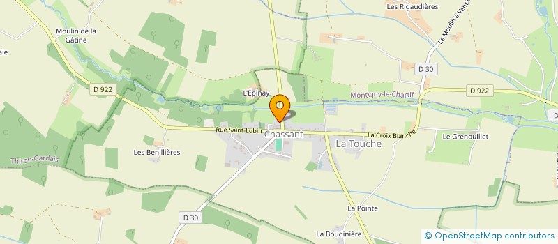 localisation de l'entreprise ENTRE TOIT ET NOUE à CHASSANT