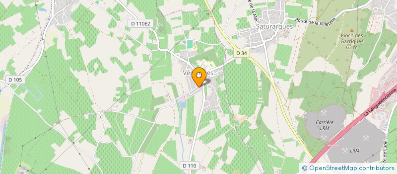 localisation de l'entreprise ENTRE VIGNES TENNIS CLUB (EVTC)  ENTRE-VIGNES