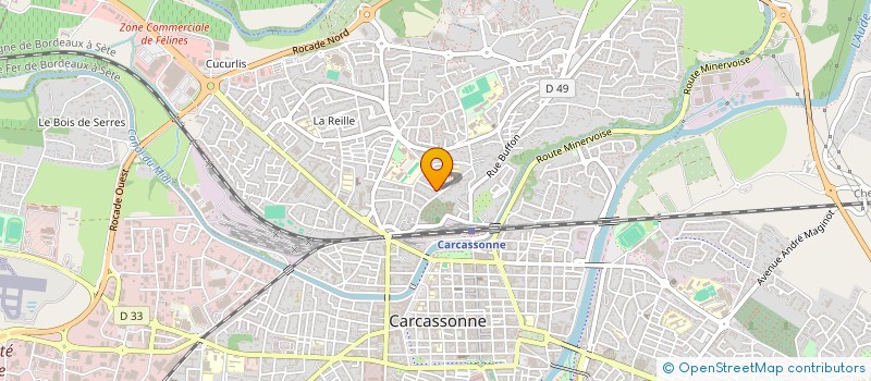 localisation de l'entreprise ENTRE VUES AUDOISES à CARCASSONNE