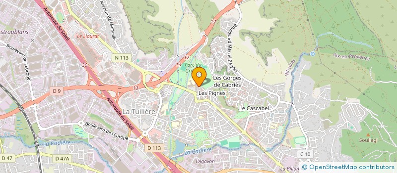 localisation de l'entreprise ENTRE2AGUAS à VITROLLES
