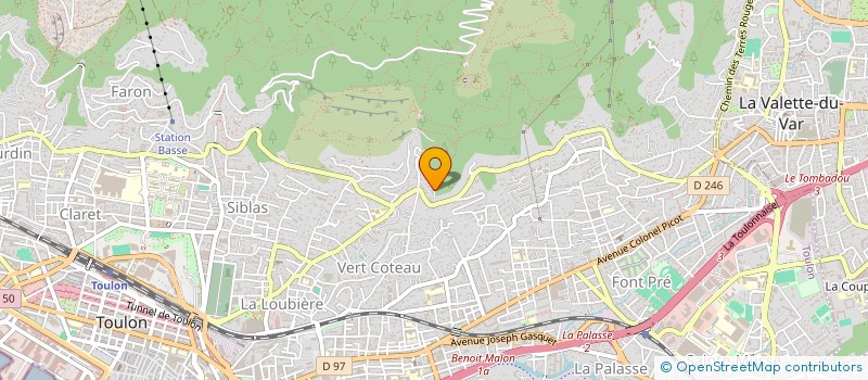 localisation de l'entreprise ENTRE2ILES  TOULON