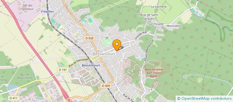 localisation de l'entreprise ENTREBAT  BESSANCOURT