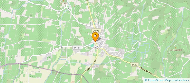 localisation de l'entreprise ENTRECHAT ET PETITS RATS  VISAN