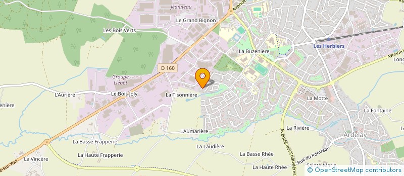 localisation de l'entreprise ENTRECHATS à LES HERBIERS