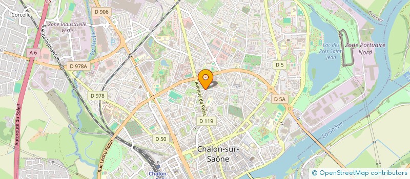 localisation de l'entreprise ENTREDANSE à CHALON-SUR-SAONE