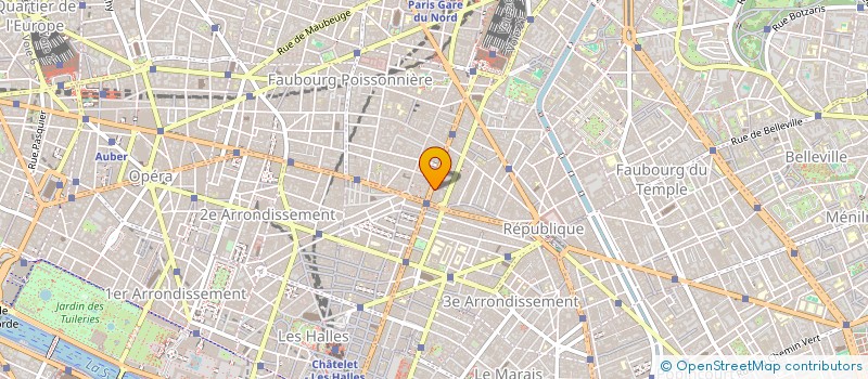 localisation de l'entreprise ENTREE DES ARTISTES  PARIS