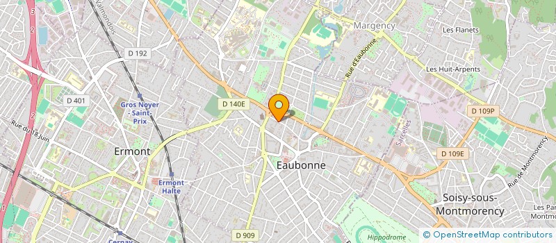 localisation de l'entreprise ENTREE DES ARTISTES à EAUBONNE