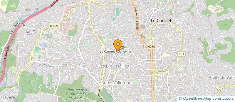 localisation de l'entreprise ENTREE DES ARTISTES à LE CANNET