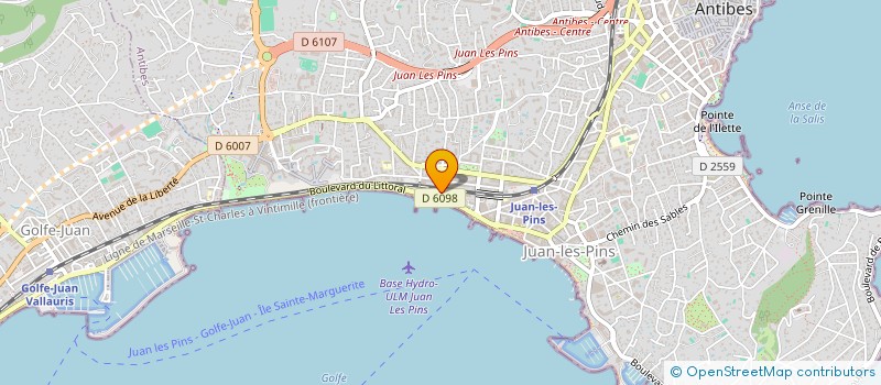 localisation de l'entreprise ENTREE LIBRE BIS à ANTIBES