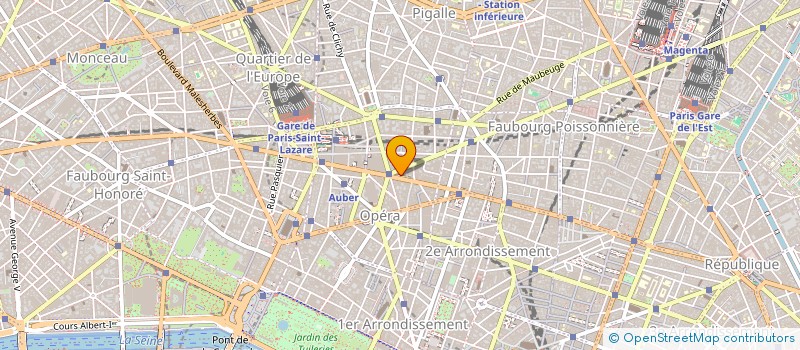 localisation de l'entreprise ENTREES SPECTACLES PRODUCTIONS à PARIS