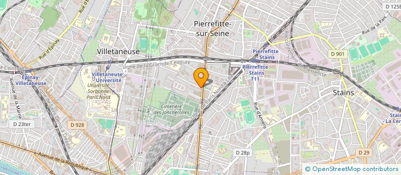 localisation de l'entreprise ENTREGELEC à PIERREFITTE SUR SEINE