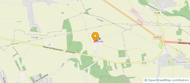 localisation de l'entreprise ENTREKA SERVICES ET BATIMENTS  CAUGE