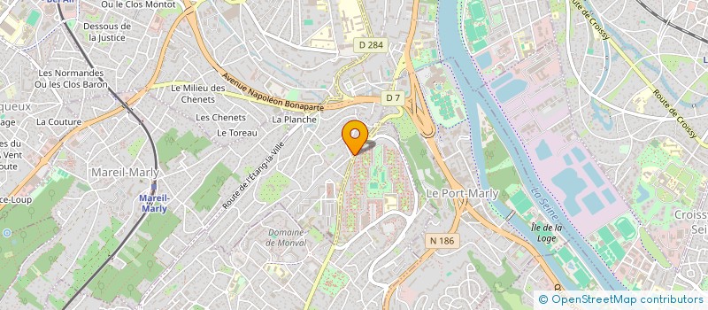 localisation de l'entreprise ENTREMET CONSULTING INTERNATIONAL  LE PECQ