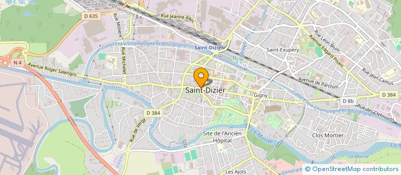 localisation de l'entreprise ENTRENOUS-IMMO.COM à SAINT-DIZIER