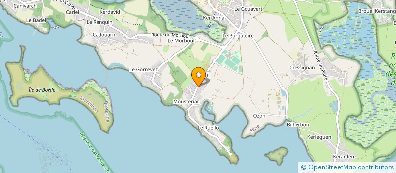 localisation de l'entreprise ENTREP CONCEPTION REALISATION VANNETAISE à SENE