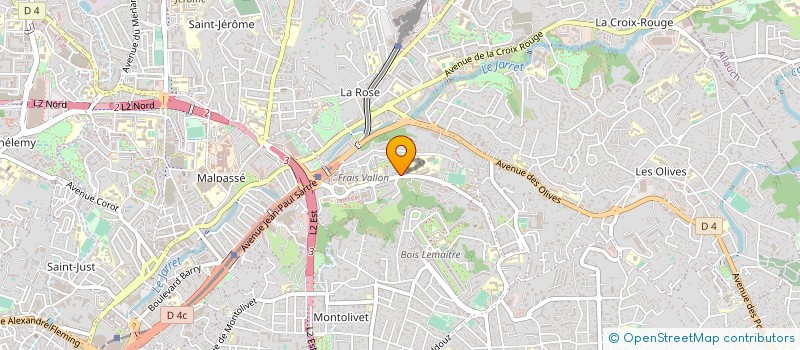 localisation de l'entreprise ENTREP CONST INDUST ET CIVILE  MARSEILLE
