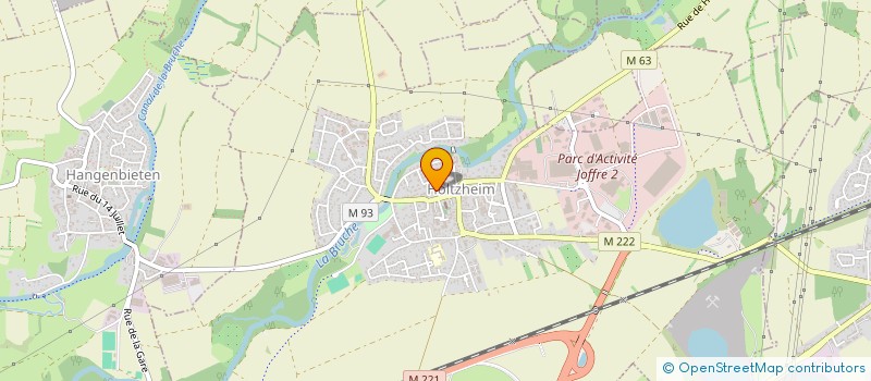 localisation de l'entreprise ENTREP CONSTR SPEISSER ET CIE à HOLTZHEIM