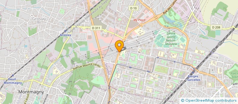 localisation de l'entreprise ENTREP CONSTRUCTION RENOVATIONS  SARCELLES