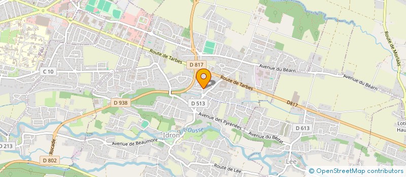localisation de l'entreprise ENTREP DE PEINTURE DU BATIMENT GONCALVES à IDRON