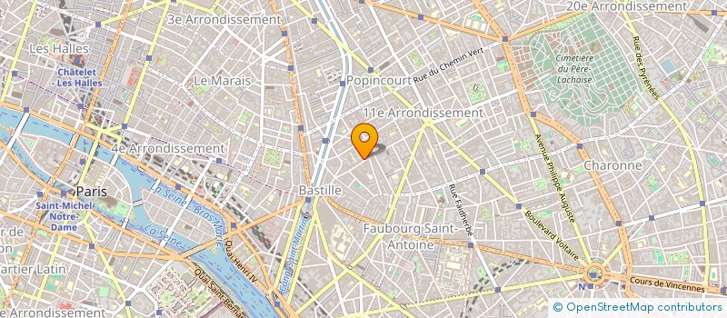 localisation de l'entreprise ENTREP GENE ETUD REAL  PARIS